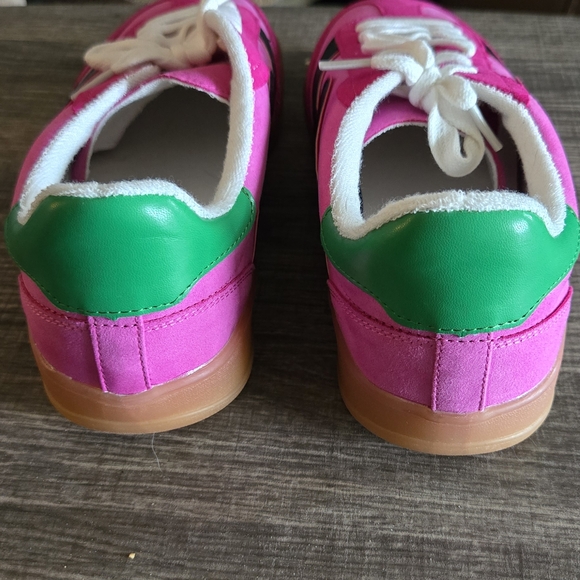 Steve Madden Shoes - Steve Madden Pink and Green Sneakers